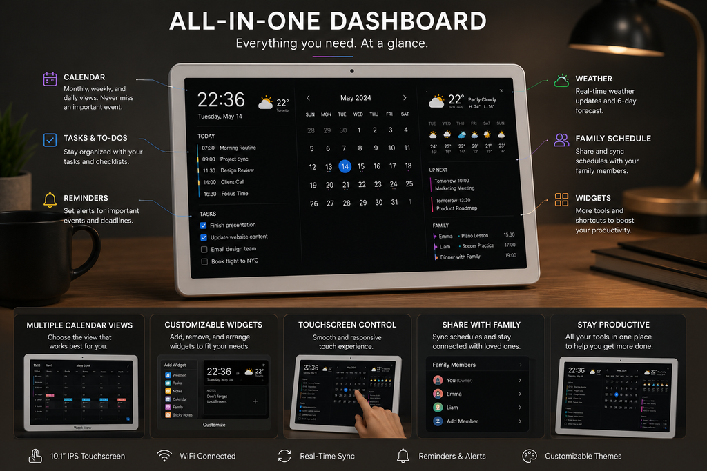 FutureDesk Flow | Smart Calendar Display