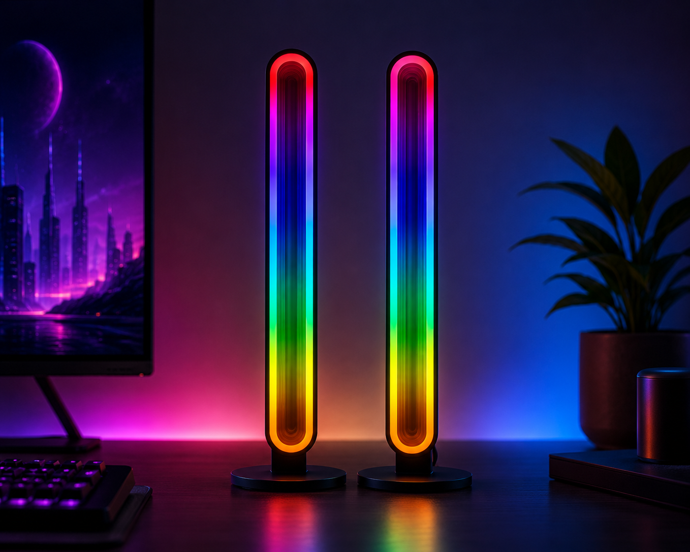 FutureDesk Glow | Ambient Lighting For The Workspace Of 2035