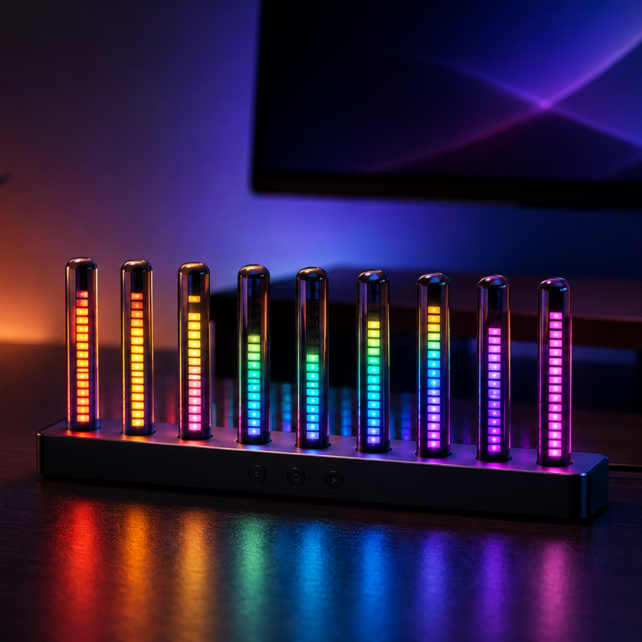FutureDesk Pulse | Real-Time Audio Visualizer