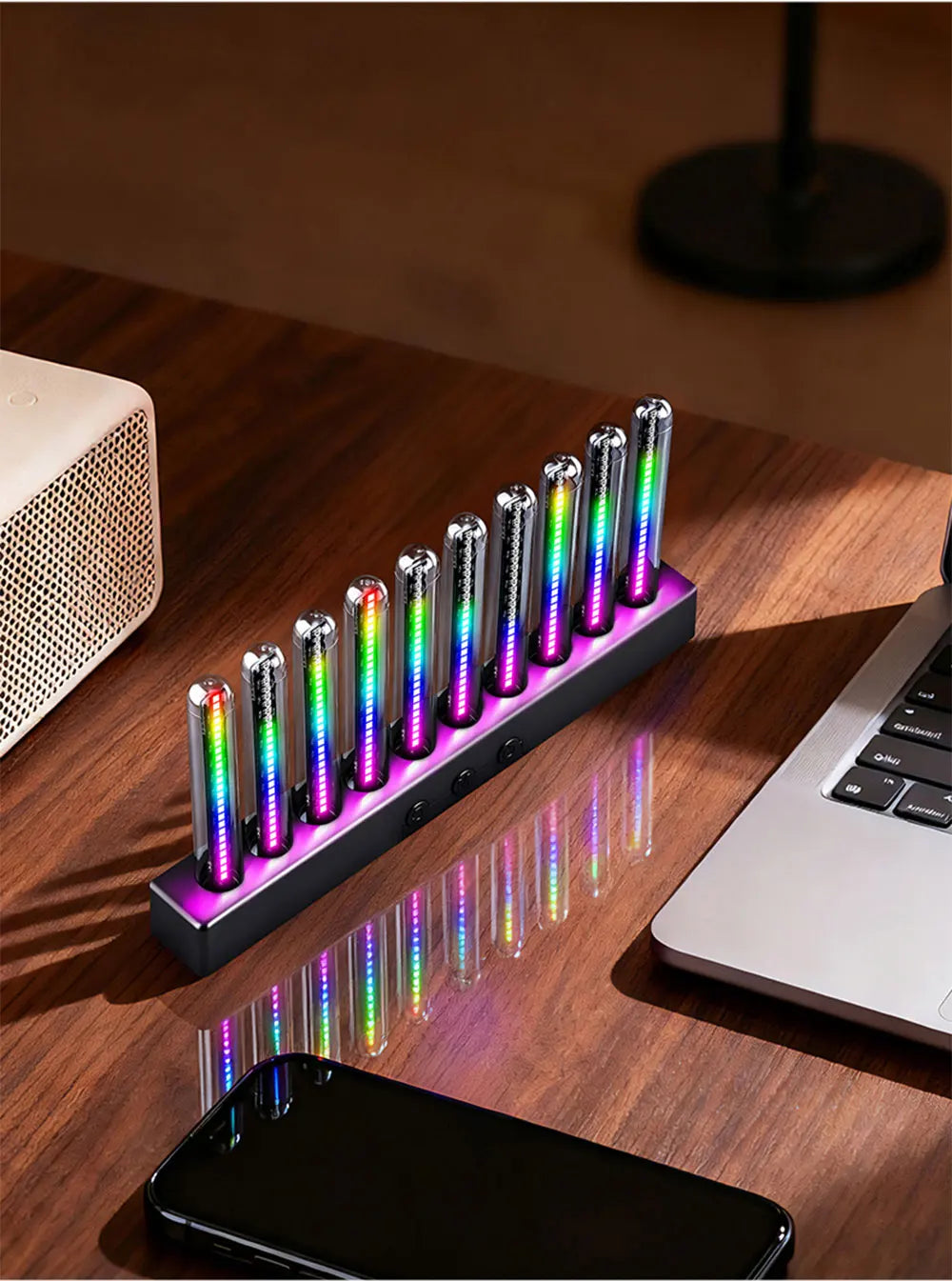 FutureDesk Pulse | Real-Time Audio Visualizer