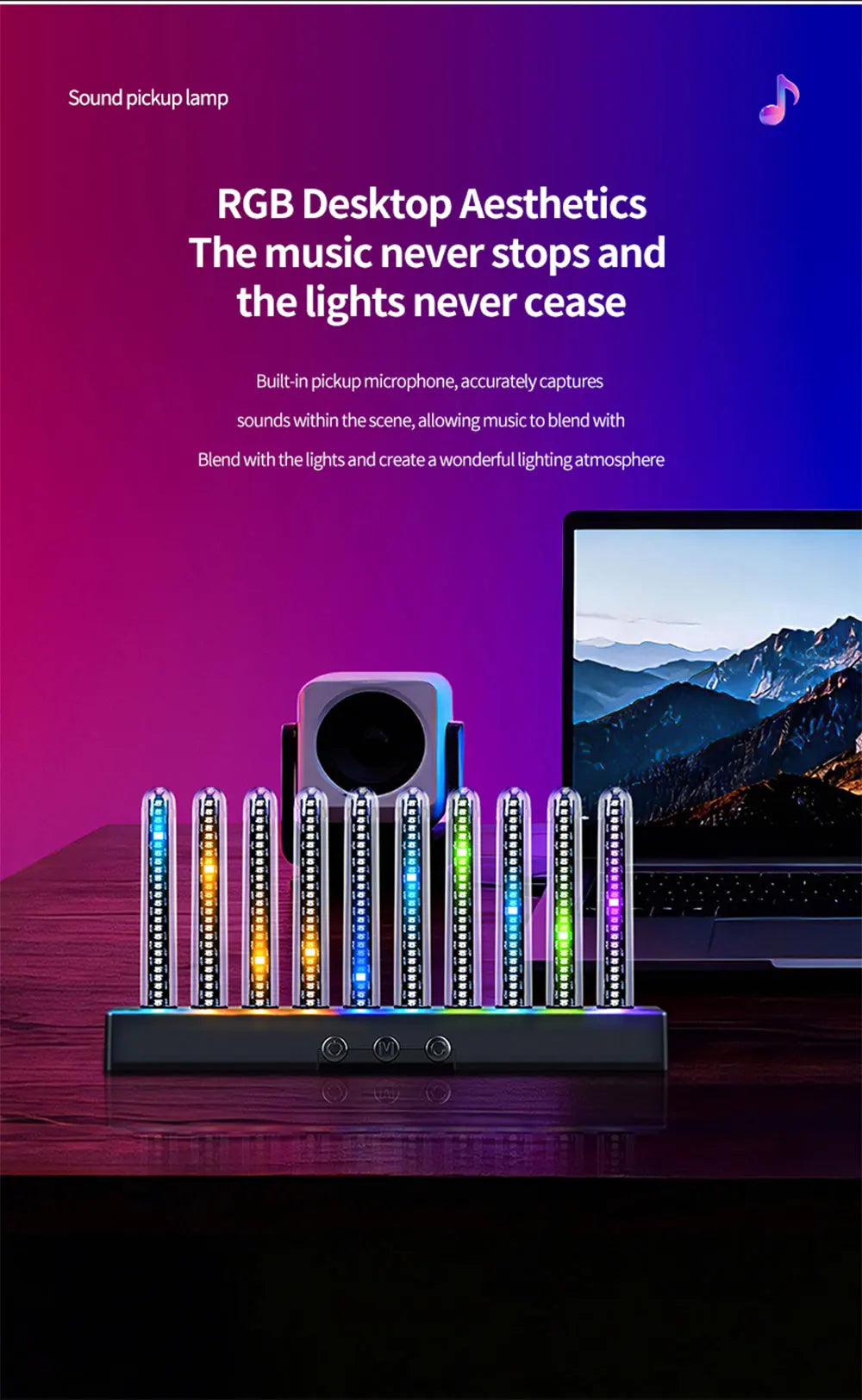 FutureDesk Pulse | Real-Time Audio Visualizer