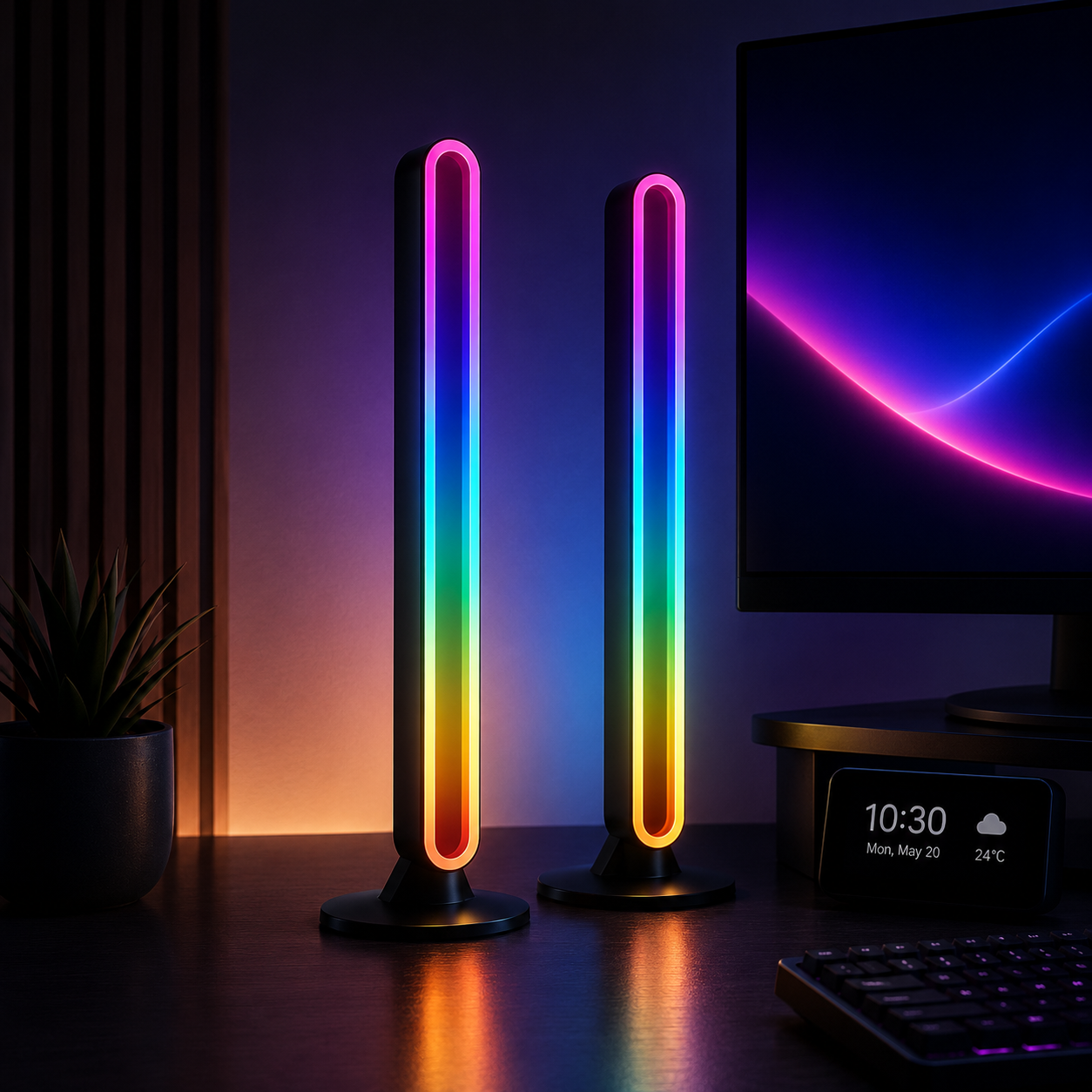 FutureDesk Glow | Ambient Lighting For The Workspace Of 2035
